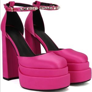 Plataform chunky high heels